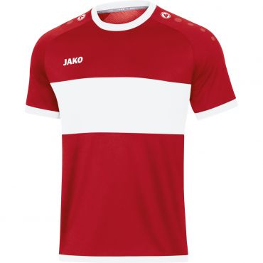 JAKO Shirt Boca KM 4213 Chilirood Wit 