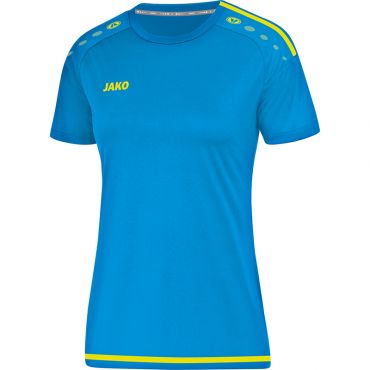 JAKO Dames T-shirt Striker 2.0 4219 JAKO Blauw Fluogeel