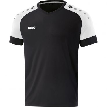 JAKO Shirt Champ 2.0 KM 4220 Zwart Wit 