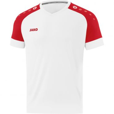 JAKO Shirt Champ 2.0 KM 4220 Wit Rood