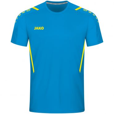 JAKO T-shirt Challenge 4221 JAKO Blauw - Fluogeel