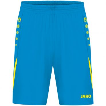 JAKO Short Challenge 4421 JAKO Blauw - Fluogeel