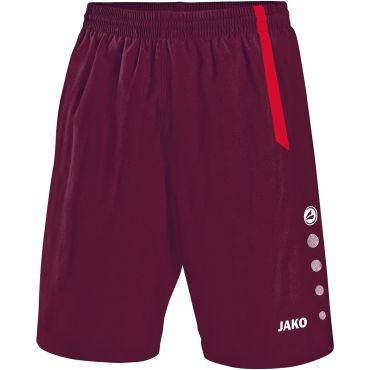 JAKO Short Turin 4462 Kastanje Rood