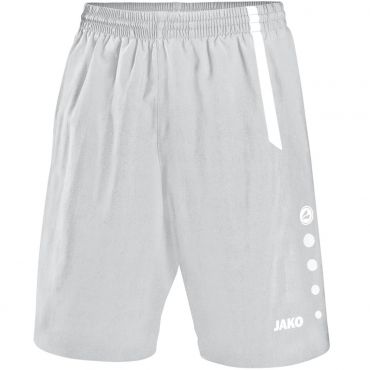 JAKO Short Turin 4462 Zilvergrijs Wit 