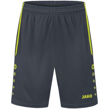 JAKO Short Allround 4499 Antraciet Lime 