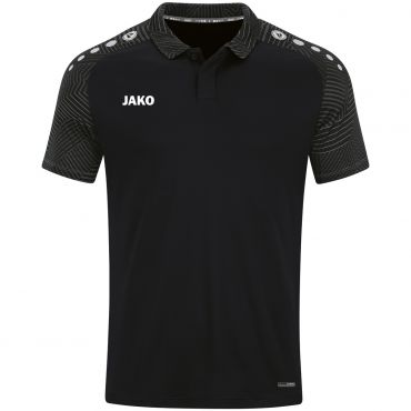 JAKO Polo Performance 6322 Zwart Antraciet