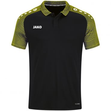 JAKO Polo Performance 6322 Zwart Geel