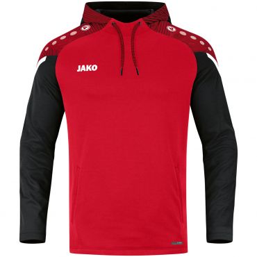 JAKO Sweater met Kap Performance 6722 Rood Zwart