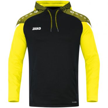 JAKO Sweater met Kap Performance 6722 Zwart Geel