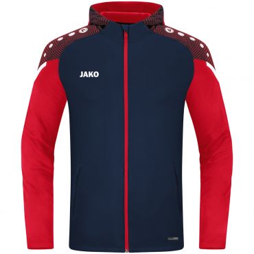 JAKO Jas met Kap Performance 6822 Marine Rood